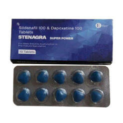 藍鑽超級偉哥威而鋼雙效片 Stenagra super power Sildenafil 100 & Dapoxetine 100 Tablets 香港正品